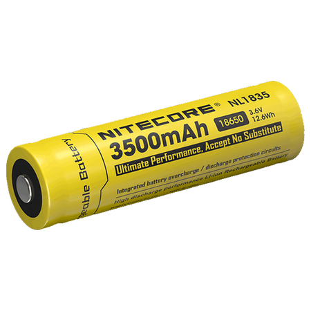 NL1835 3500mAh Rechargeable 18650 Battery -  NITECORE